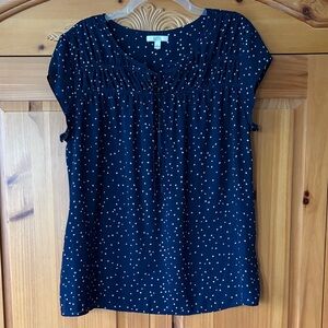 🌟HP🌟Croft & Barrow Star Print Blouse